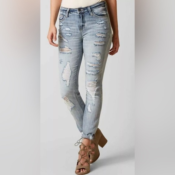 Daytrip Refined Lynx High Rise Skinny Stretch Jean - Picture 1 of 9